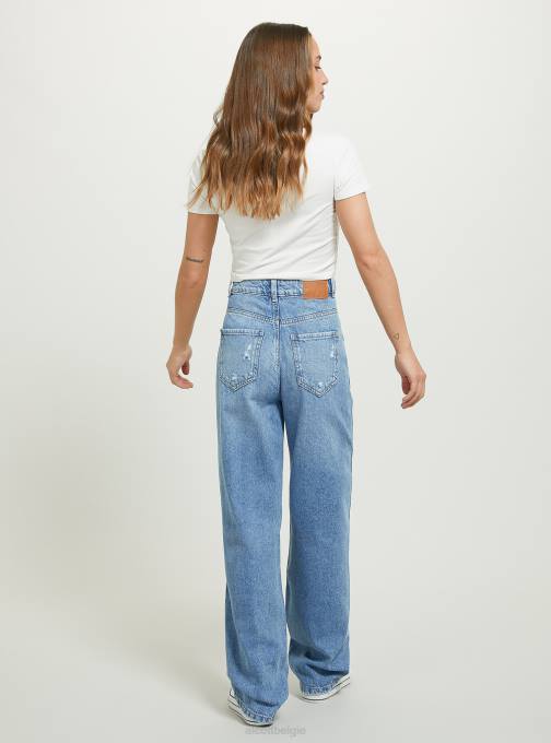 vrouwen Alcott d003 middenblauw baggy-fit jeans kleding PT24448