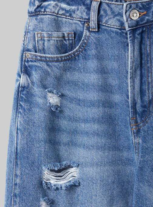 vrouwen Alcott d003 middenblauw baggy-fit jeans kleding PT24448