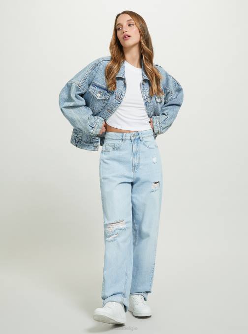 vrouwen Alcott d003 middenblauw baggy-fit jeans kleding PT2475