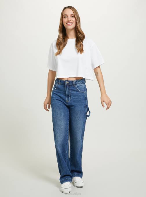 vrouwen Alcott d003 middenblauw timmerman spijkerbroek kleding PT2458