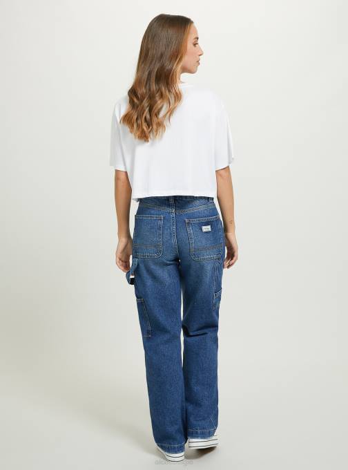 vrouwen Alcott d003 middenblauw timmerman spijkerbroek kleding PT2458