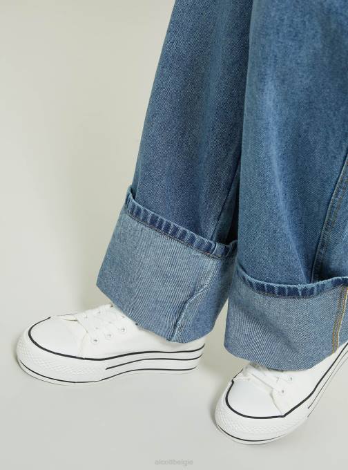 vrouwen Alcott d005 lichtblauw regular fit jeans met plooi kleding PT24109