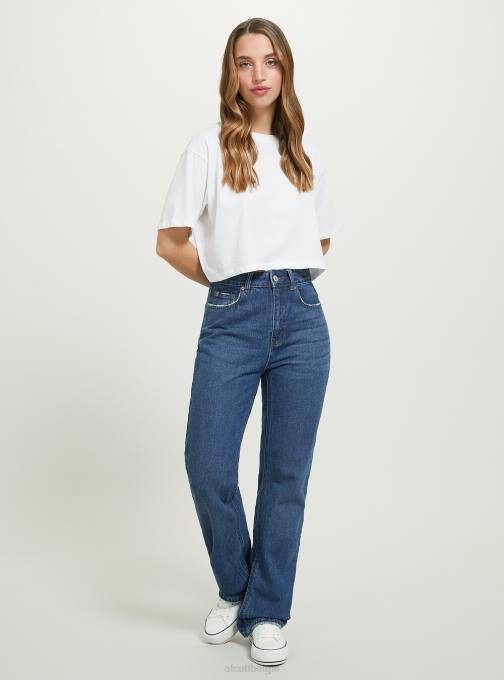 vrouwen Alcott d006 azuurblauw bootcut-jeans kleding PT24358