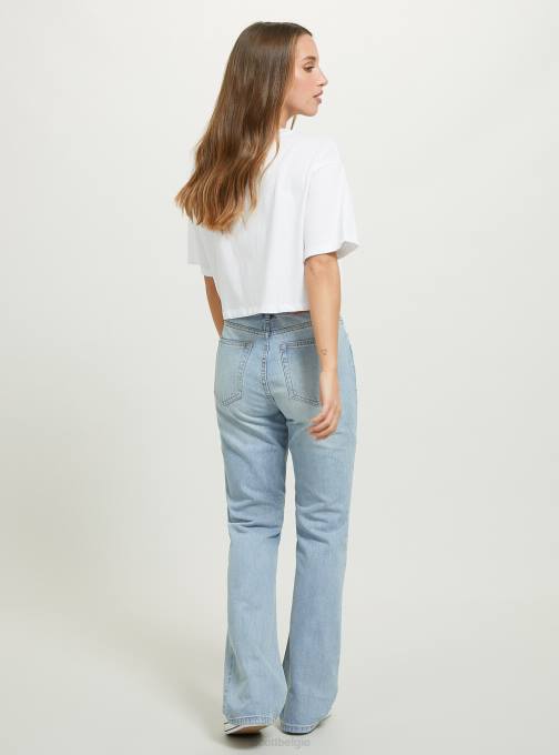 vrouwen Alcott d006 azuurblauw bootcut-jeans kleding PT2477