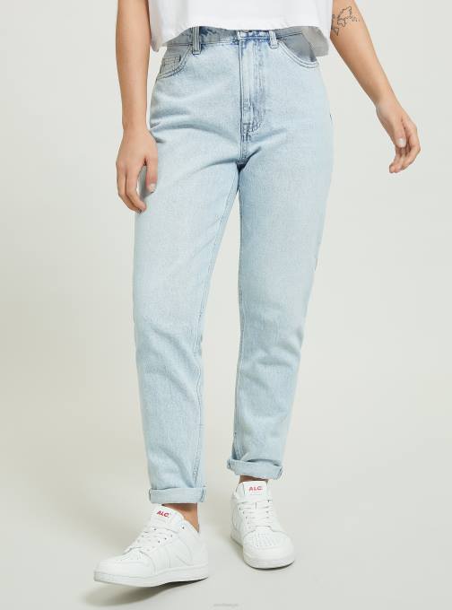 vrouwen Alcott d006 azuurblauw mom-fit jeans kleding PT24513