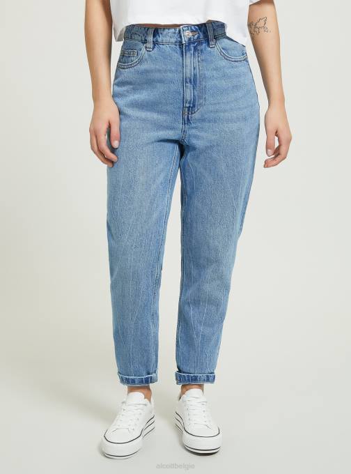 vrouwen Alcott d006 azuurblauw mom-fit jeans kleding PT2454