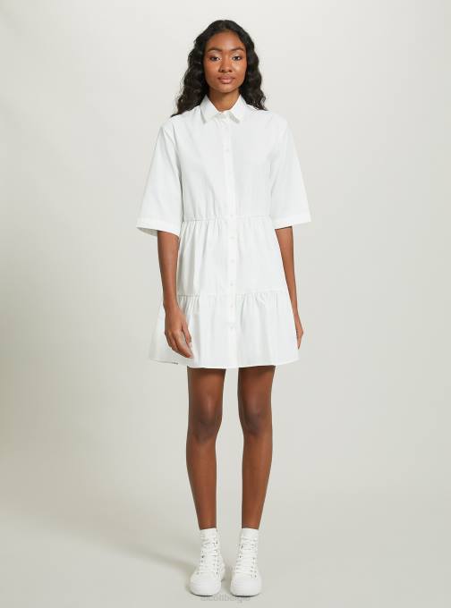 vrouwen Alcott bg3 beige licht vestito chemisier in popeline kleding PT24397