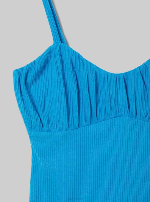 vrouwen Alcott wh1 gebroken wit geribbelde mini-jurk kleding PT24122