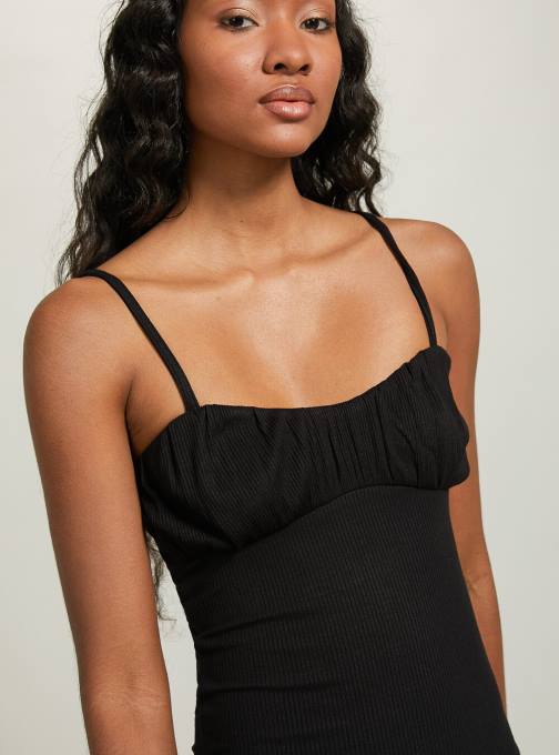 vrouwen Alcott wh1 gebroken wit geribbelde mini-jurk kleding PT24141