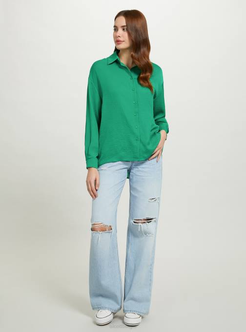 vrouwen Alcott of3 oranje licht satijnen overhemd kleding PT24401