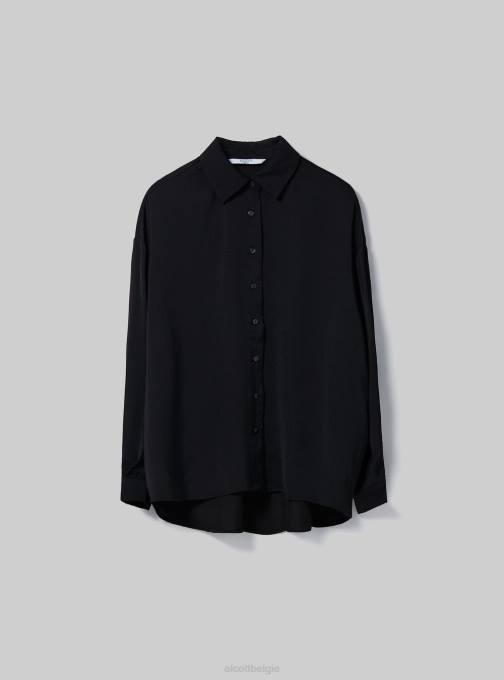 vrouwen Alcott of3 oranje licht satijnen overhemd kleding PT24430