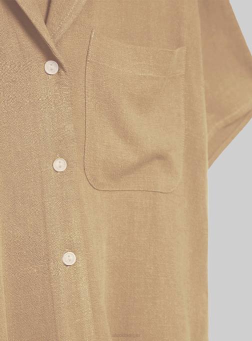 vrouwen Alcott pk3 roze licht overhemd met korte mouwen van een linnenmix kleding PT24508