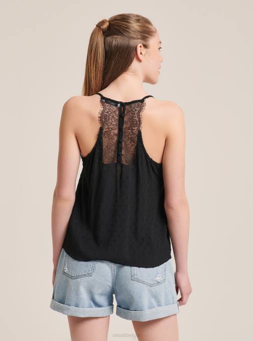 vrouwen Alcott wit blouse met kanten detail kleding PT24136