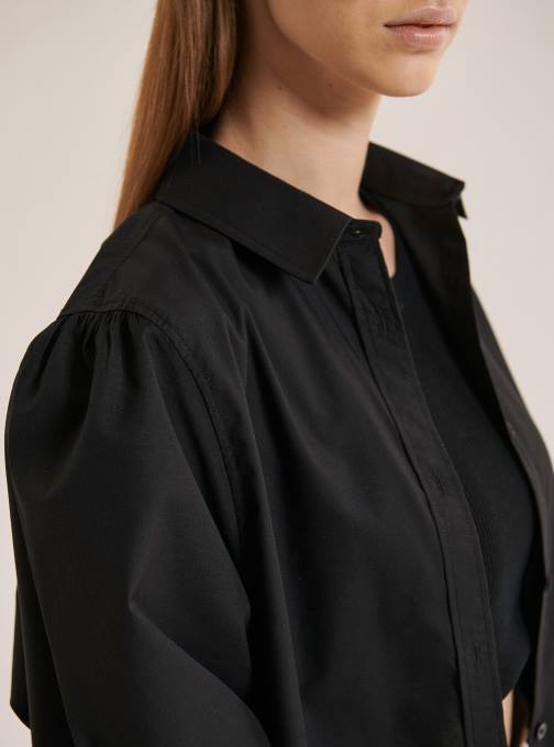 vrouwen Alcott wit lang shirt van popelinestof kleding PT24500