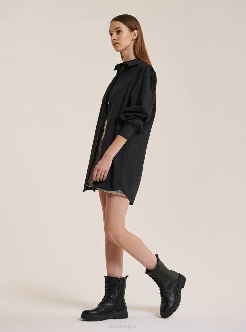 vrouwen Alcott wit lang shirt van popelinestof kleding PT24500