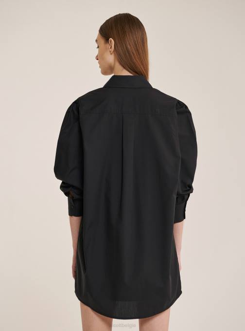 vrouwen Alcott wit lang shirt van popelinestof kleding PT24500