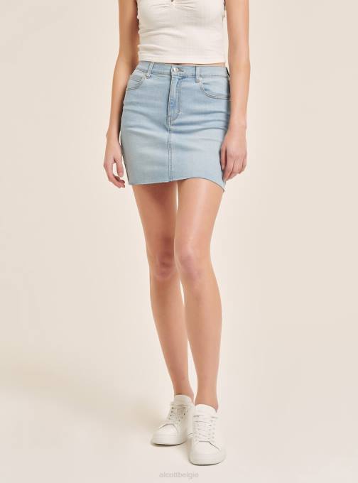 vrouwen Alcott azuur gaat mini-denimstretch kleding PT24147