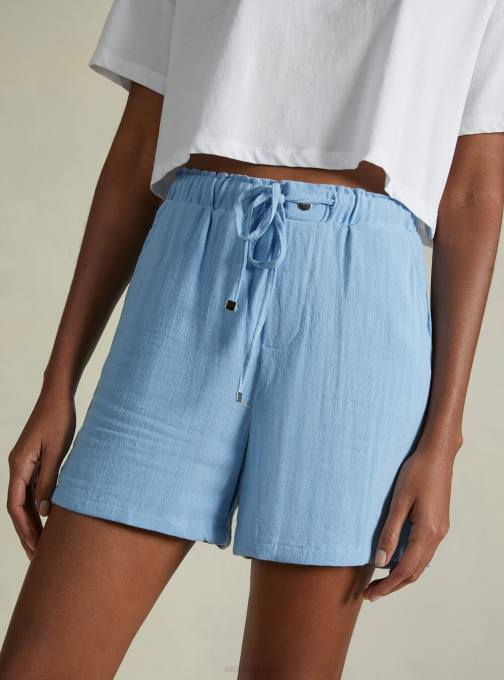 vrouwen Alcott bg3 beige licht korte broek van linnenmix kleding PT2422