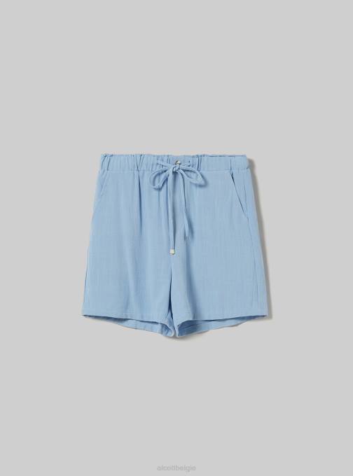 vrouwen Alcott bg3 beige licht korte broek van linnenmix kleding PT2422