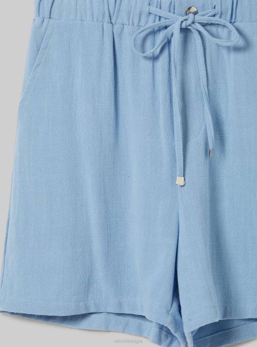 vrouwen Alcott bg3 beige licht korte broek van linnenmix kleding PT2422