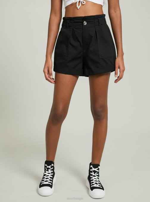 vrouwen Alcott bk1 zwart cargo korte broek kleding PT2429