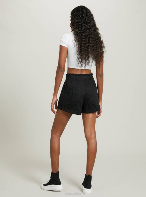 vrouwen Alcott bk1 zwart cargo korte broek kleding PT2429
