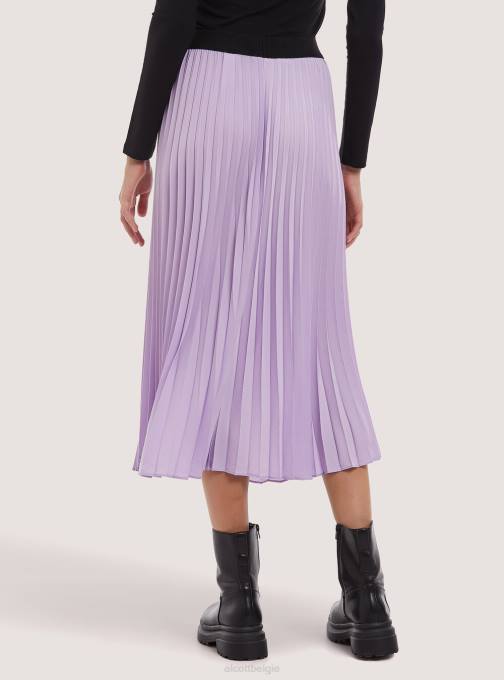 vrouwen Alcott bk1 zwart geplooide midi-rok kleding PT24120