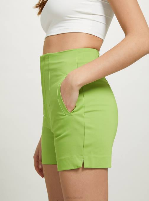 vrouwen Alcott bk1 zwart korte broek met dubbele plooien kleding PT24253