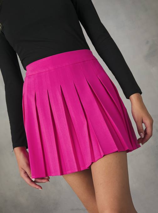 vrouwen Alcott bk1 zwart minirok met plooien kleding PT24327