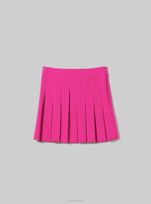 vrouwen Alcott bk1 zwart minirok met plooien kleding PT24327