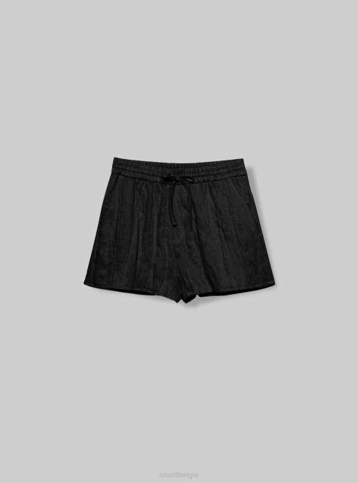 vrouwen Alcott cr3 crème licht korte broek van misto lino basico kleding PT24255