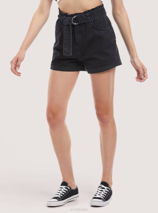vrouwen Alcott d007 licht azuurblauw denimshort met riempje kleding PT24515