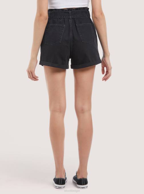 vrouwen Alcott d007 licht azuurblauw denimshort met riempje kleding PT24515