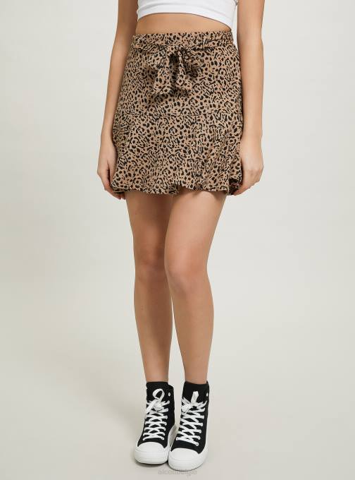 vrouwen Alcott dierlijker bedrukte skort met riempje kleding PT24106