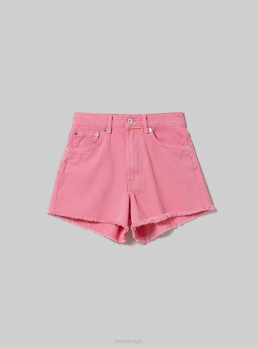 vrouwen Alcott pk2 roze middel rauwe korte broek kleding PT2428