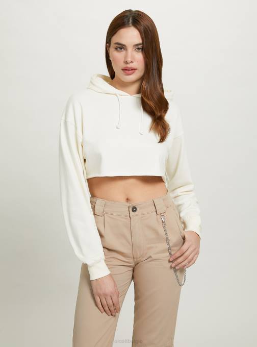 vrouwen Alcott bk1 zwart cropped sweatshirt met capuchon kleding PT24208