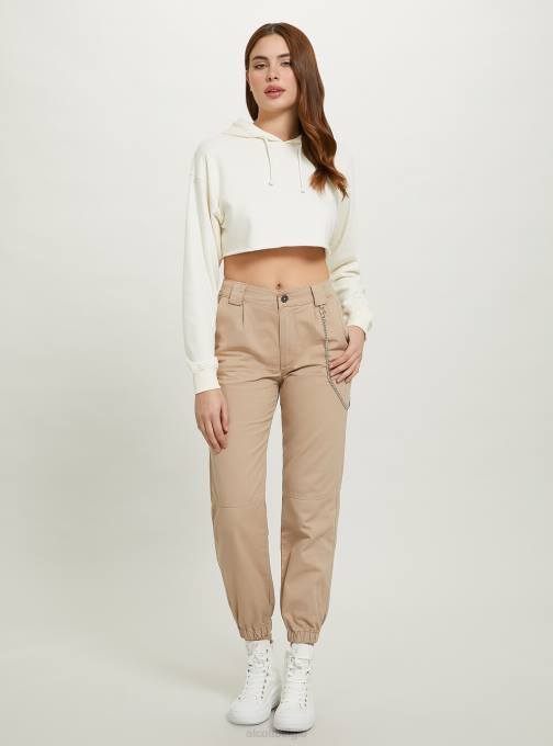 vrouwen Alcott bk1 zwart cropped sweatshirt met capuchon kleding PT24208