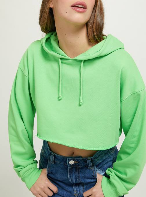 vrouwen Alcott bk1 zwart cropped sweatshirt met capuchon kleding PT24281