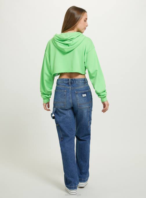 vrouwen Alcott bk1 zwart cropped sweatshirt met capuchon kleding PT24281