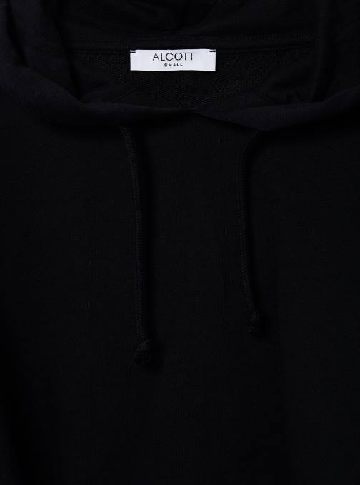 vrouwen Alcott bk1 zwart cropped sweatshirt met capuchon kleding PT2461