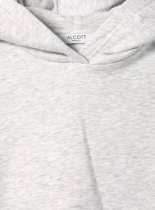 vrouwen Alcott bk1 zwart cropped sweatshirt met comfortabele capuchon kleding PT24420