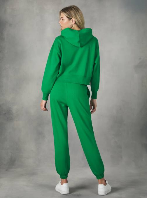 vrouwen Alcott bk1 zwart cropped sweatshirt met comfortabele capuchon kleding PT24499