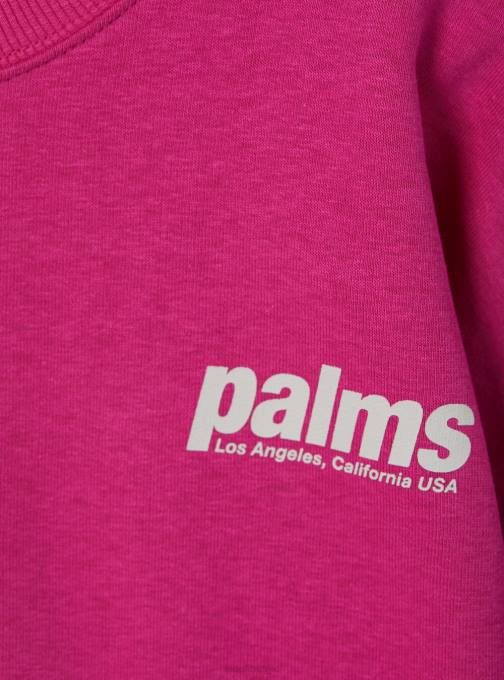 vrouwen Alcott bk1 zwart cropped sweatshirt met letterprint kleding PT24356