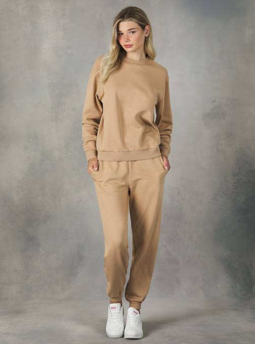 vrouwen Alcott bk1 zwart katoenen sweatshirt met ronde hals kleding PT24138