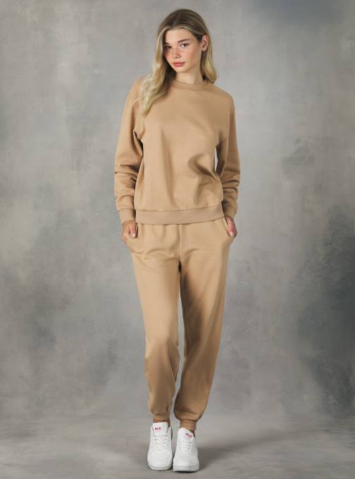 vrouwen Alcott bk1 zwart katoenen sweatshirt met ronde hals kleding PT24138