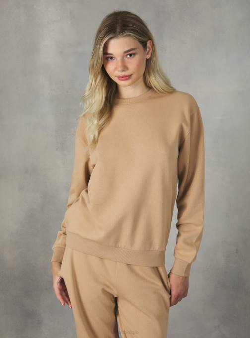 vrouwen Alcott bk1 zwart katoenen sweatshirt met ronde hals kleding PT24138