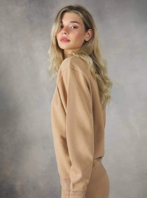 vrouwen Alcott bk1 zwart katoenen sweatshirt met ronde hals kleding PT24138