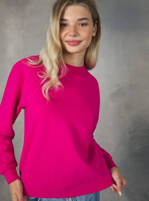 vrouwen Alcott bk1 zwart katoenen sweatshirt met ronde hals kleding PT24139