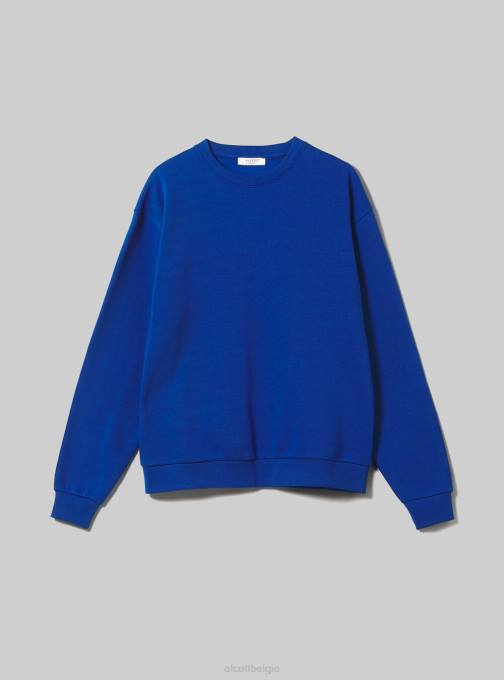 vrouwen Alcott bk1 zwart katoenen sweatshirt met ronde hals kleding PT24433