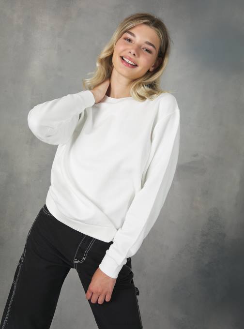 vrouwen Alcott bk1 zwart katoenen sweatshirt met ronde hals kleding PT24447